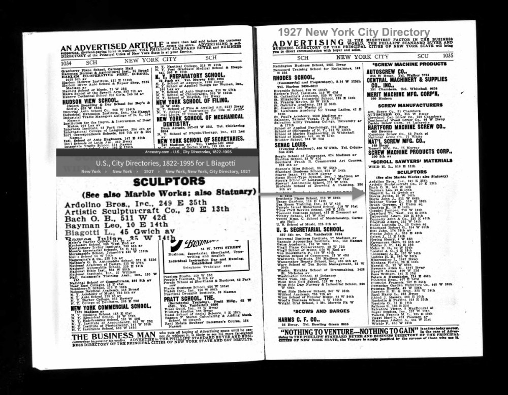 Louis Biagiotti-Sculptor 1927.png