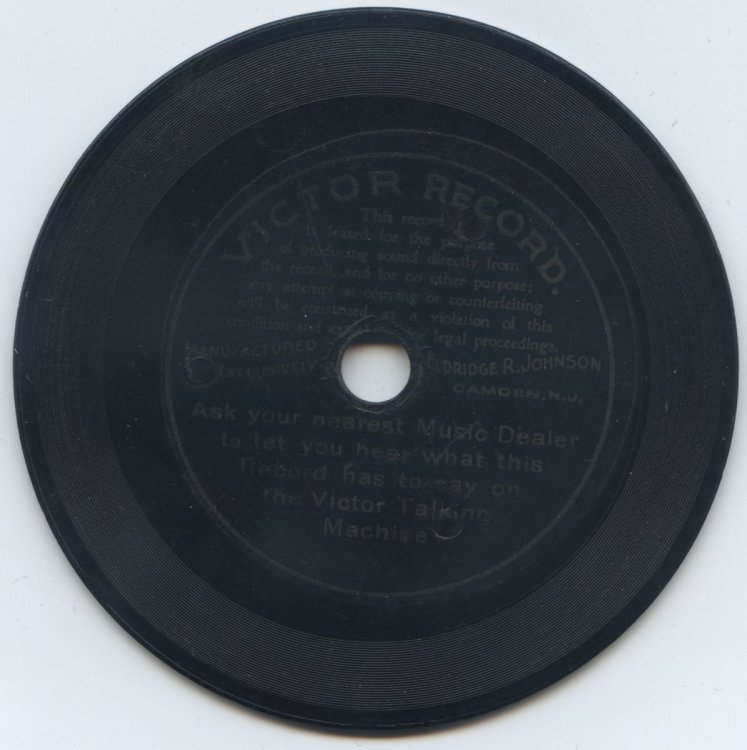 E. R. Johnson 3'' Diameter Victor Record  --- Bob Coon (2).jpg